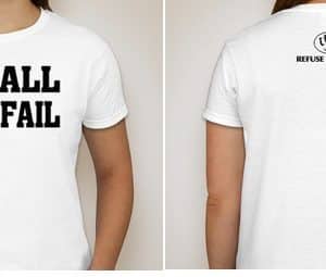 I SHALL NOT FAIL T-SHIRT