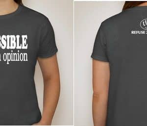 IMPOSSIBLE IS JUST AN OPINION T-SHIRT