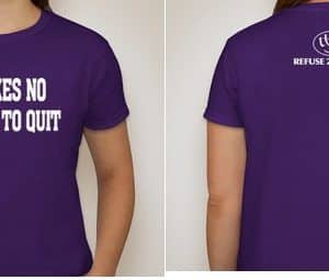 IT TAKES NO EFFORT TO QUIT T-SHIRT