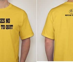 IT TAKES NO EFFORT TO QUIT T-SHIRT