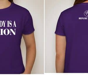 MY BODY IS A NATION T-SHIRT