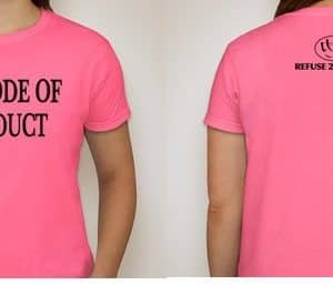 NO CODE OF CONDUCT T-SHIRT