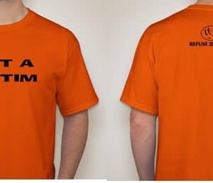 NOT A VICTIM T-SHIRT