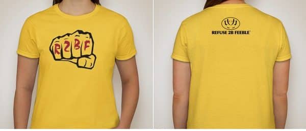 A9011-R2BF FIGHT BACK (2 TONE) T-SHIRT