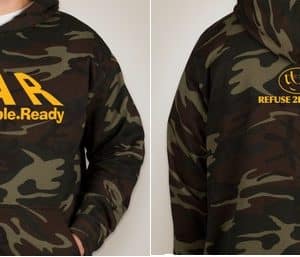 WAR-Willing.Able.Ready Camo Hoodie "LIMITED EDITION"