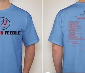 A9018-REFUSE 2B FEEBLE-CHANT LOGO T-SHIRT